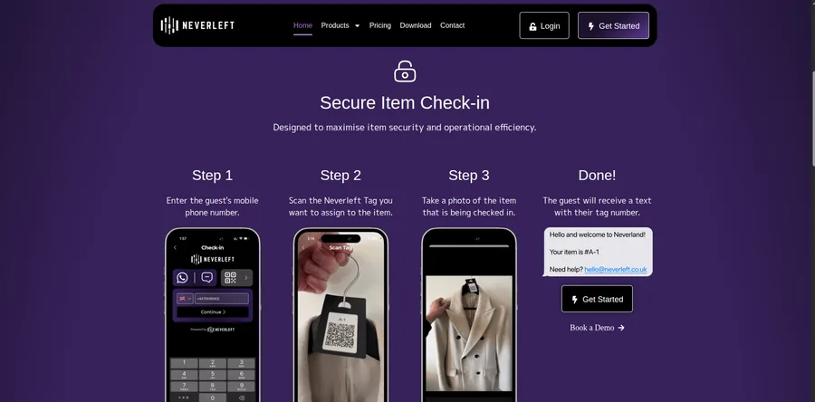 NEVERLEFT for Venues screenshot